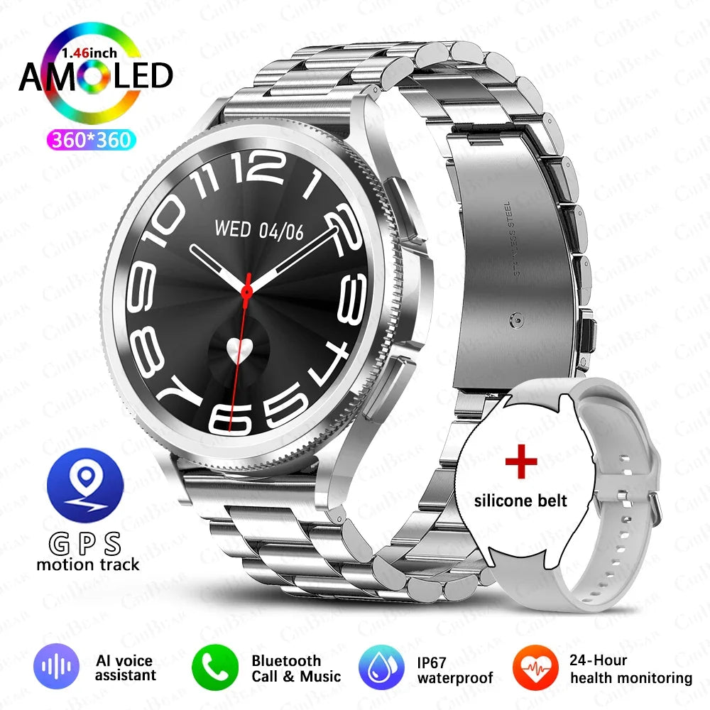 Classic Bluetooth Call Health Monitoring Smartwatch For Android & iOS