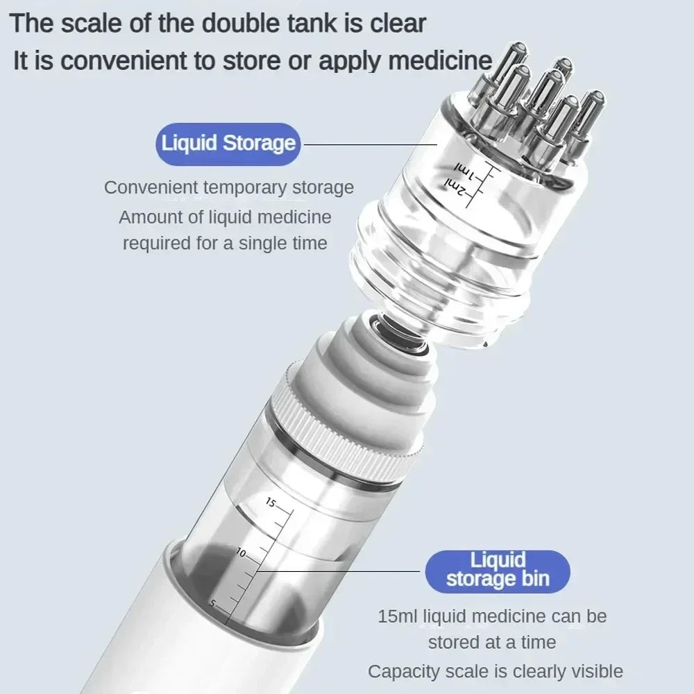EasyFill Hair Thinning Care Scalp Oil Applicator & Rolling Massage Comb