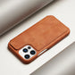 LuxeGuard Slim & Lightweight Flip Wallet Case for iPhone with Kickstand