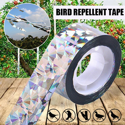 Double-Sided Bird Repellent Reflective Scare Tape