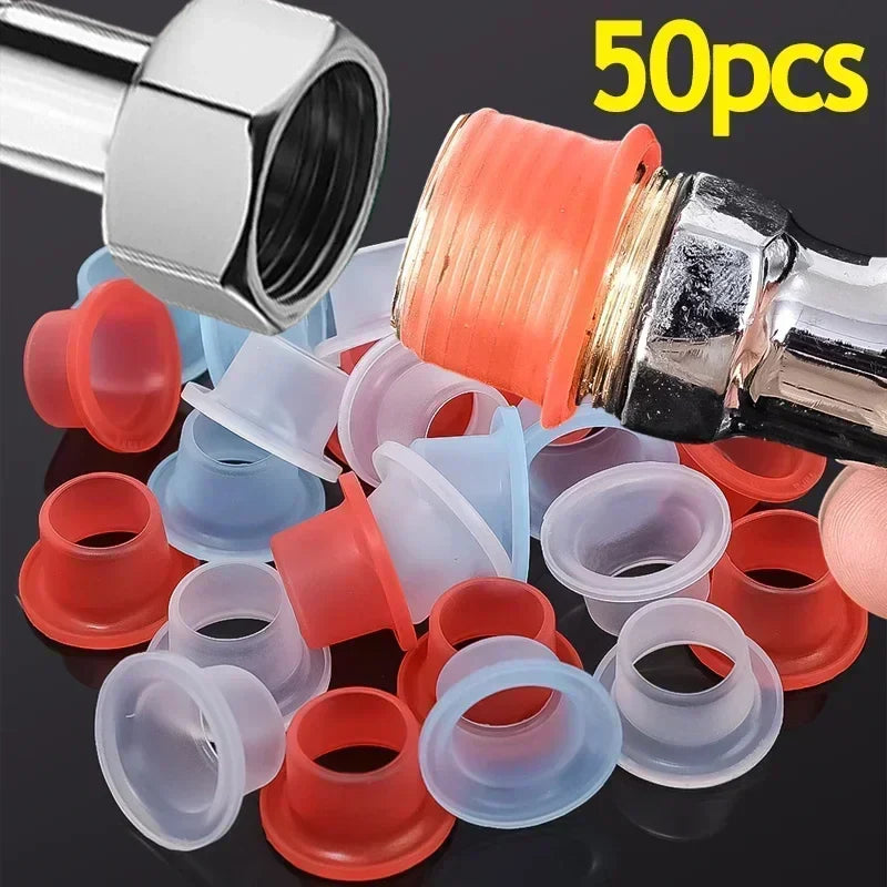 Faucet Leak-proof Silicone Sealing Gasket (50PCS)