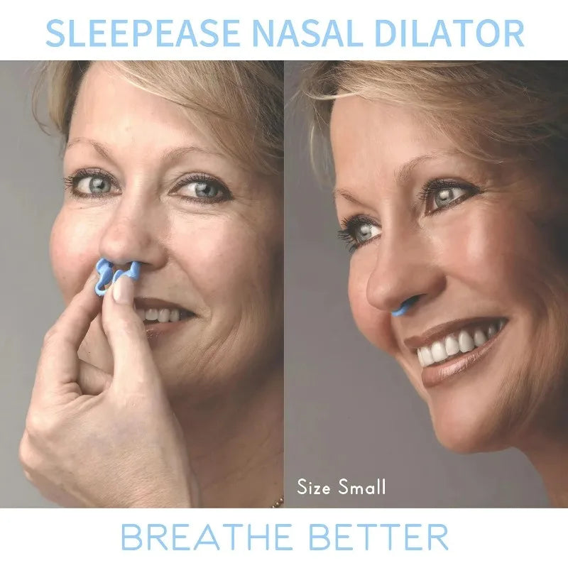 Airflow Dilator 2-Pack – Soft Silicone Anti-Snoring Nose Clip