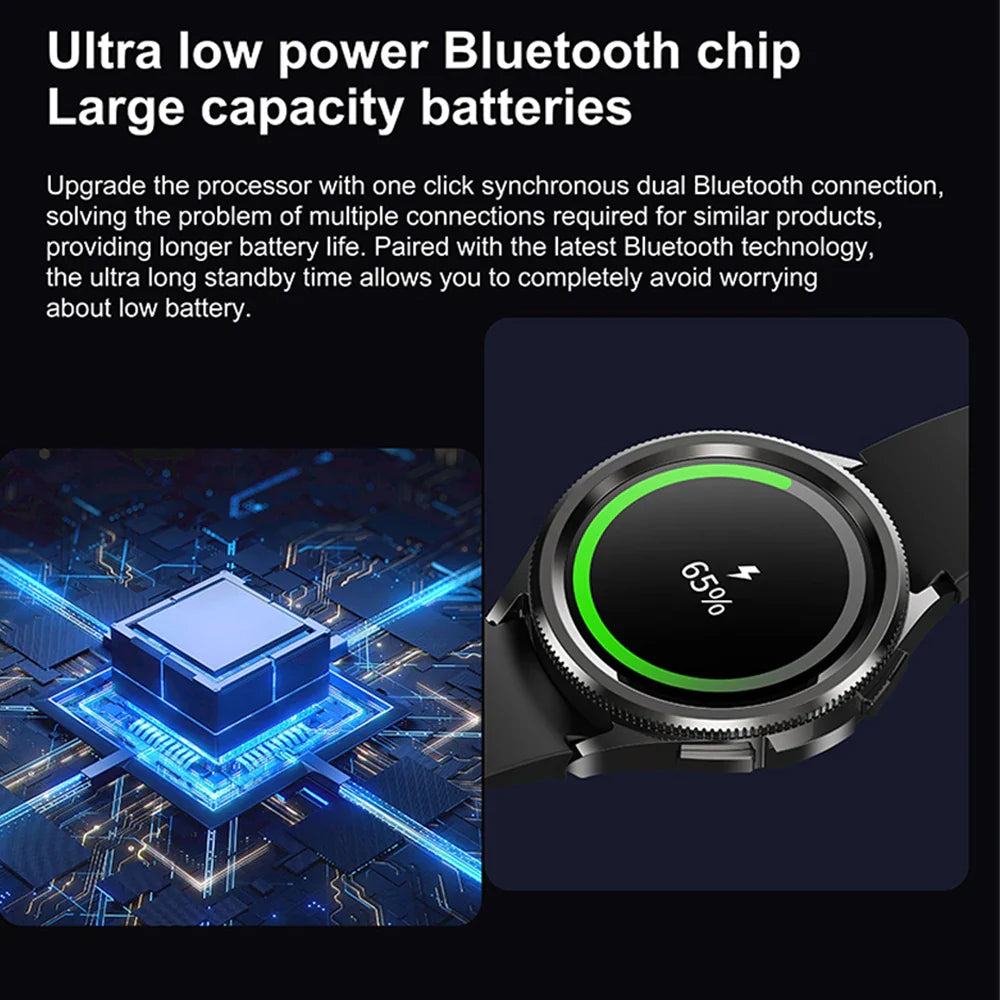 Classic Bluetooth Call Health Monitoring Smartwatch For Android & iOS