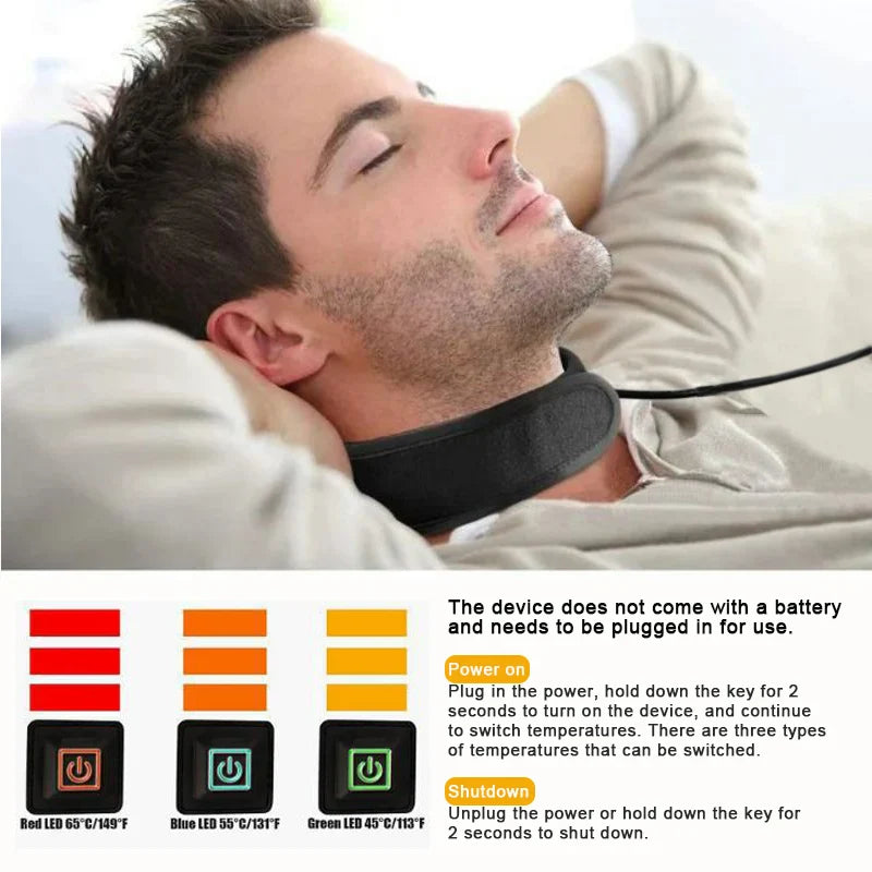WarmRelief Tension & Stiffness USB Heated Ergonomic Neck Guard