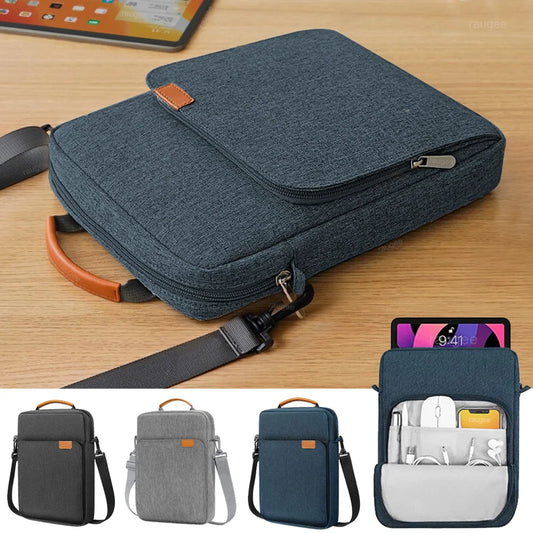 Premium 360° Protective 5 Pockets Tablet Sleeve with Plush Protection