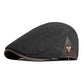 Spring & Autumn Adjustable Retro Flat Cap with Side Triangle Accent