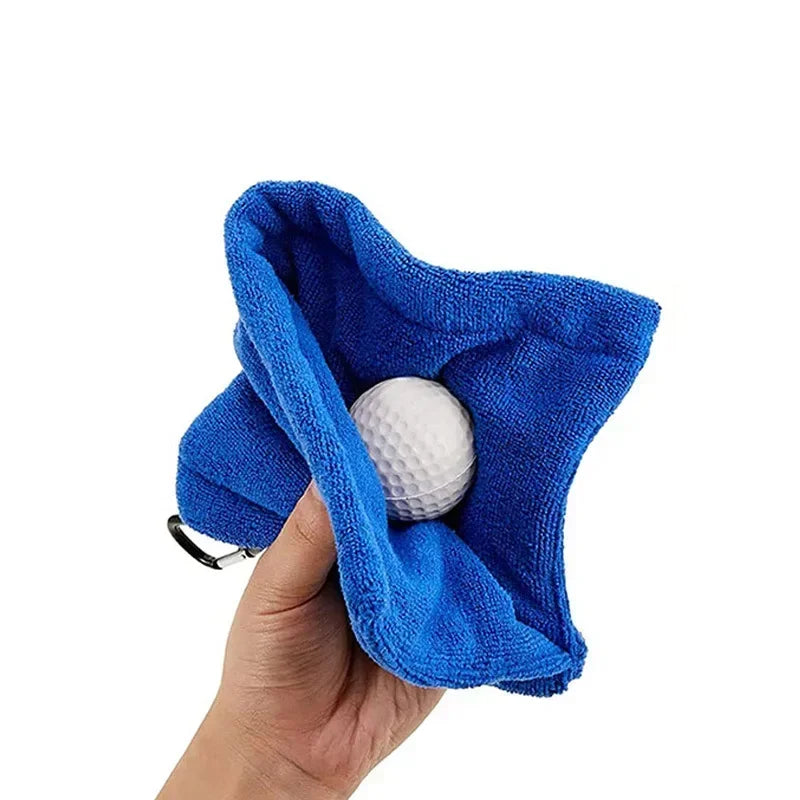 ProClean Pocket Microfiber Golf Ball Cleaning Towel with Clip (2 pcs)
