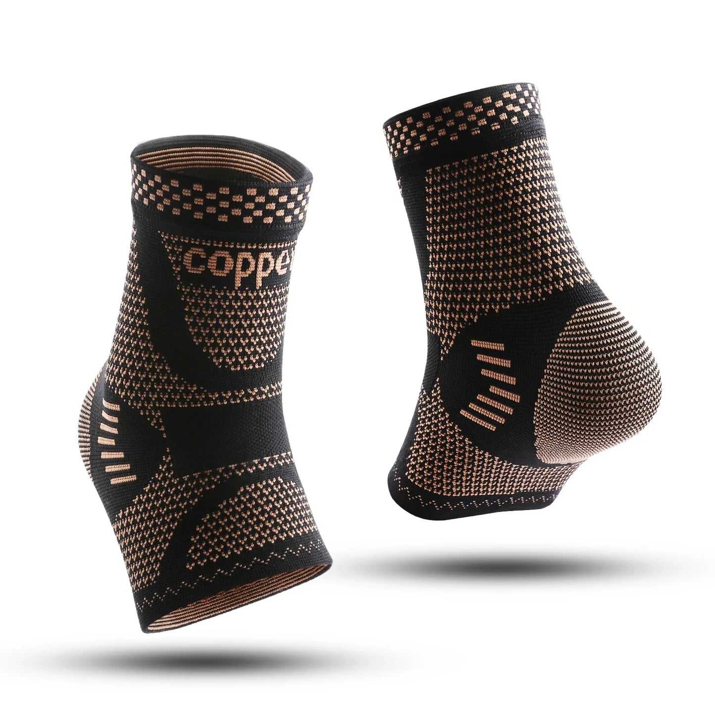 Medical-Grade Copper-Infused Fabric Ankle Brace for Pain Relief & Fast Recovery