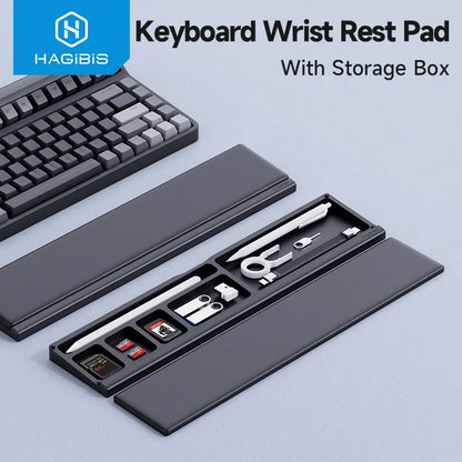 Ergonomic Soft Memory Foam Wrist Rest Pad with Storage Box