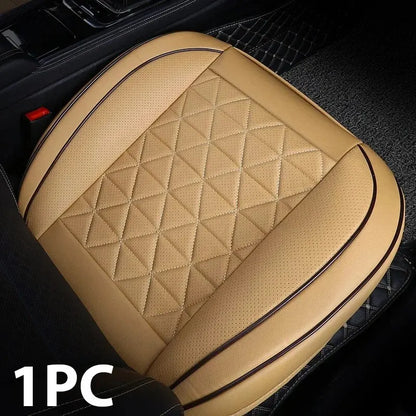 Deluxe PU Leather Car Seat Cover – Padded, Breathable & Universal Fit