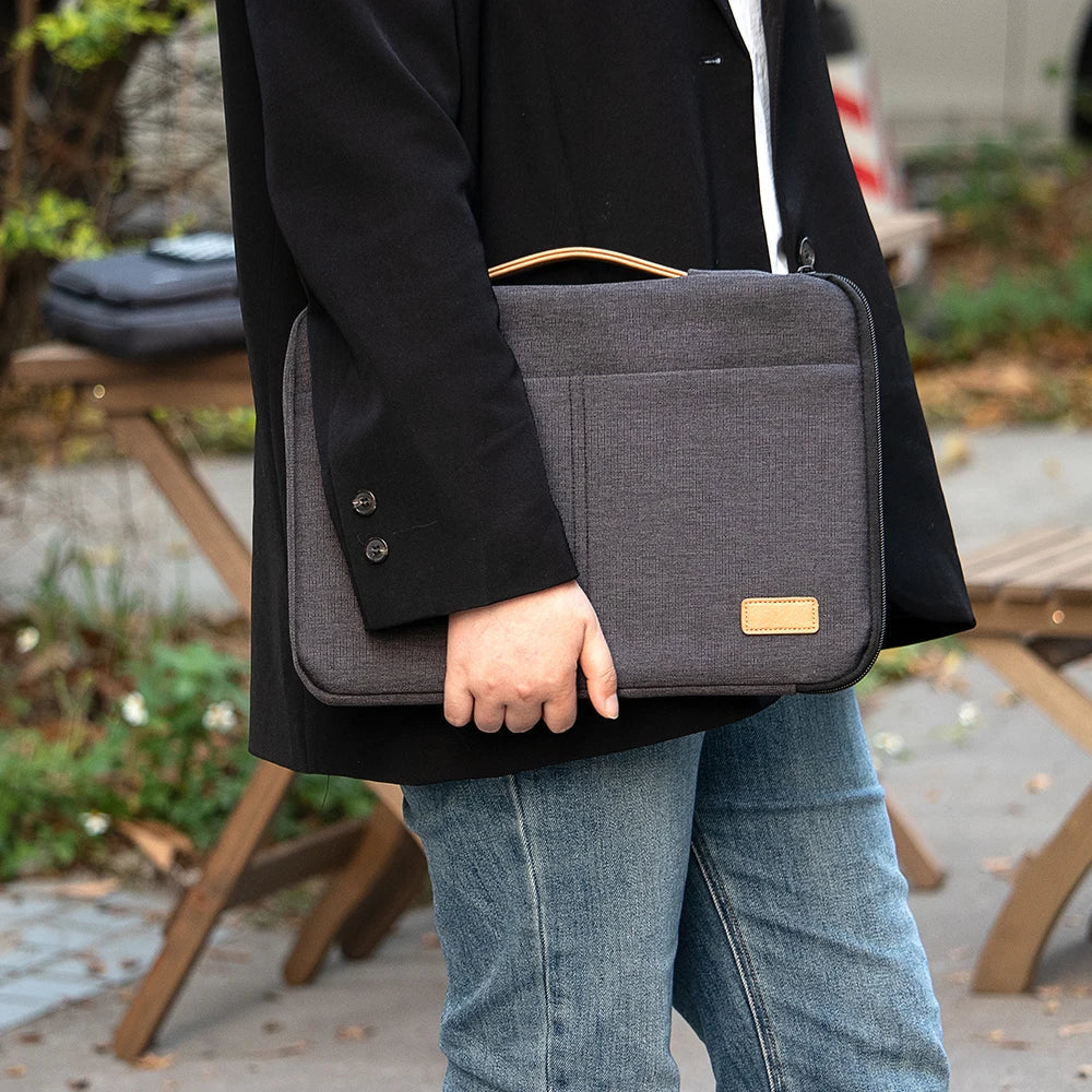 ComfortCarry 2-in-1  Thick Padding Lightweight Laptop Sleeve & Handheld Case