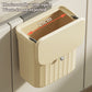 Japanese Wall/Cabinet Doors Mount Two-Way Opening Odor-Blocking Trash Can