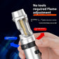 Heavy-Duty Metal Multi-Use Jet Torch Lighter Adjustable Flame, Safety Lock, Windproof