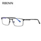 Metal Frame Blue Light Blocking Reading Glasses
