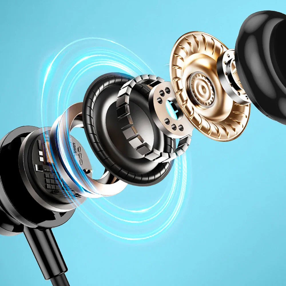 HiFi Sound Color Screen Neckband Magnetic Earphones with Noise Reduction & HD Calls