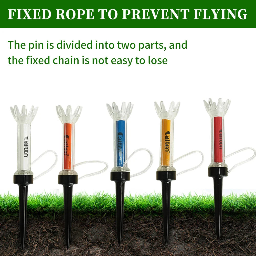 Caiton Magnetic 360° Zero-Bend Reusable Golf Tee Set (5pcs)