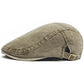 Vintage Soft Cotton Breathable Lightweight Adjustable Fit Newsboy Cap