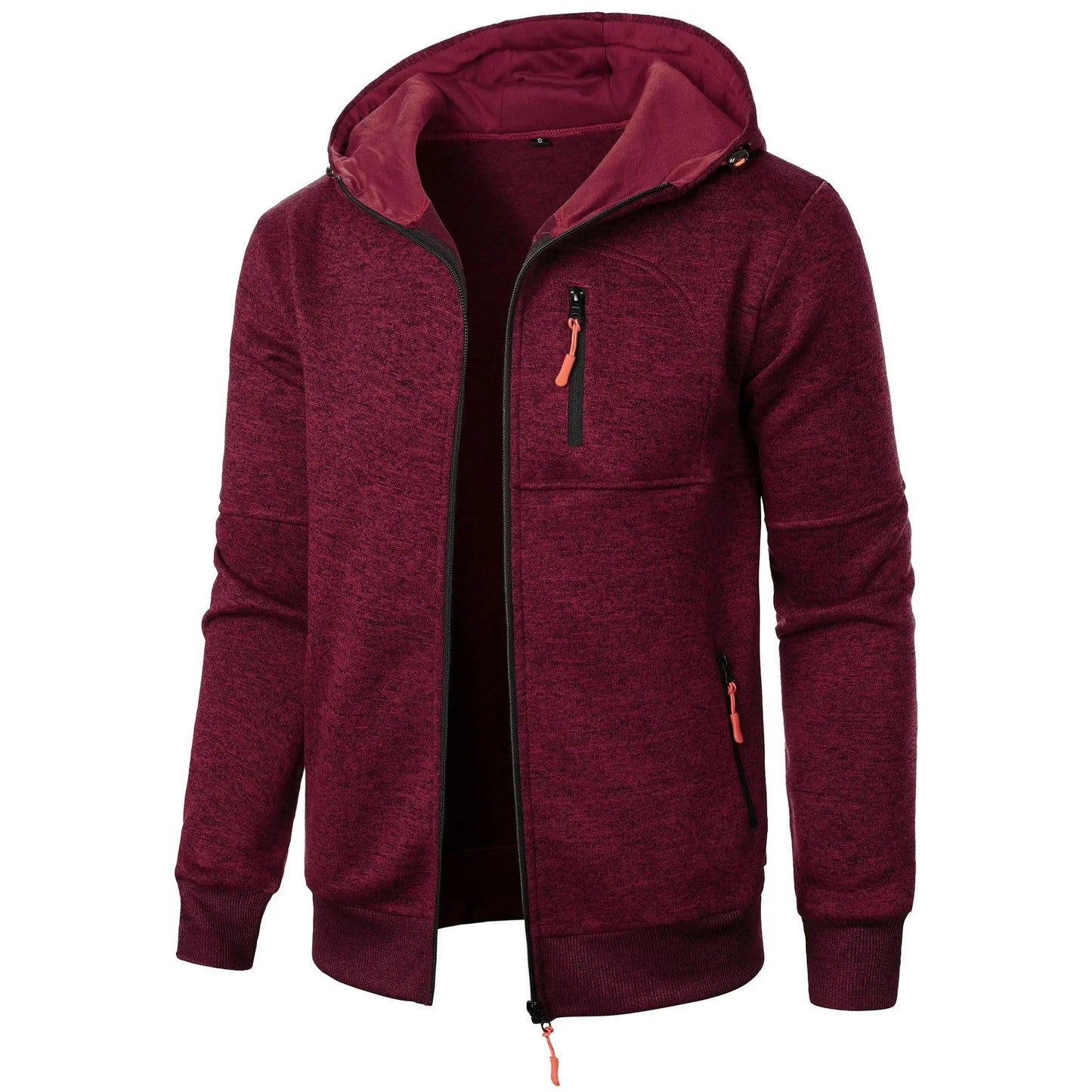 Lightweight and Breathable Zip up Hoodie with Zipper Pockets