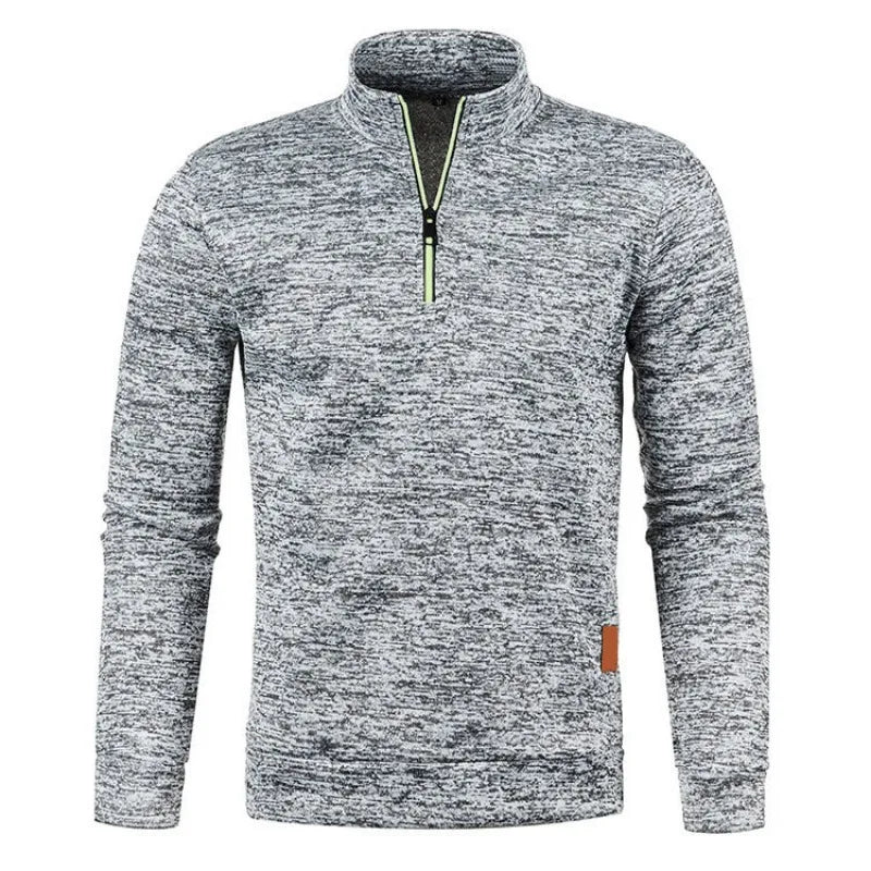 Easy-Wear Warm Half-Zip Men’s Pullover