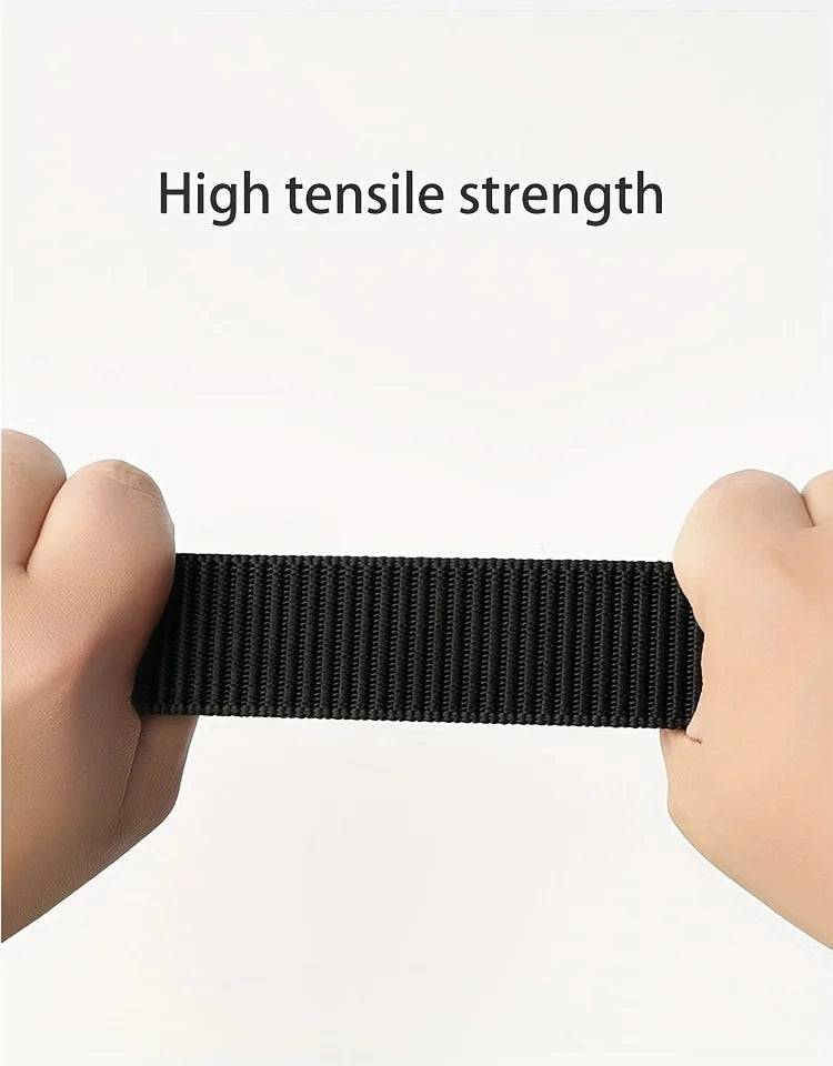 Quick Release Genuine Metal Buckle Tactical Style Soft Nylon Belt