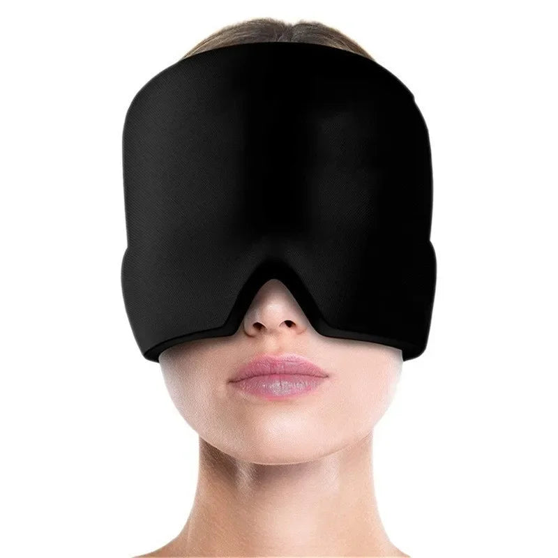 Cold Therapy Headaches & Migraines Pain & Stress Relief Ice Cap / Eye Mask