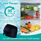 Cold Therapy Headaches & Migraines Pain & Stress Relief Ice Cap / Eye Mask