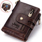 Genuine Leather Vintage RFID Blocking  Men Wallet With Chain