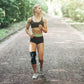 Knee Support Compression Gel Sleeve with Side Stabilizers & Velcro Straps