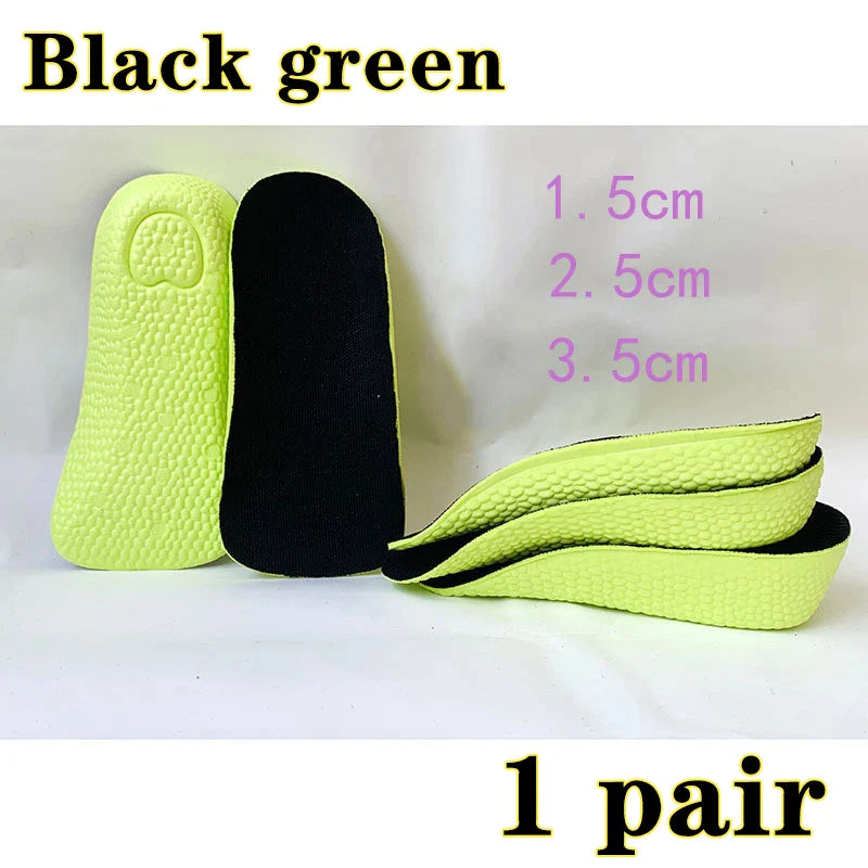 Height Increase Arch Support Memory Foam Orthopedic Insoles