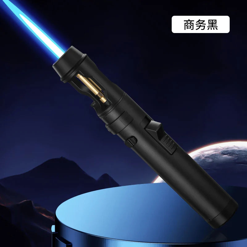 Heavy-Duty Metal Multi-Use Jet Torch Lighter Adjustable Flame, Safety Lock, Windproof