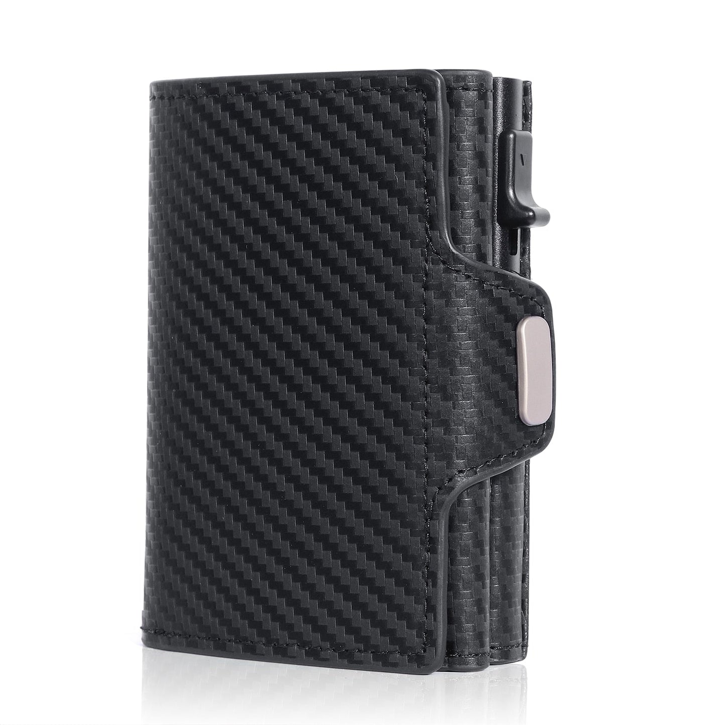 Pop-Up RFID Protection Genuine Leather Wallet