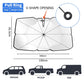 Pull Ring Smart Design Car Windshield Sunshade Umbrella