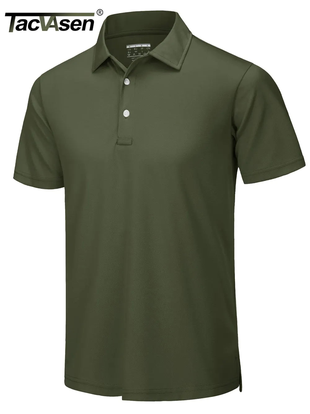 TACVASEN Summer Quick Dry Short Sleeve Polo Shirt