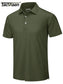 TACVASEN Summer Quick Dry Short Sleeve Polo Shirt