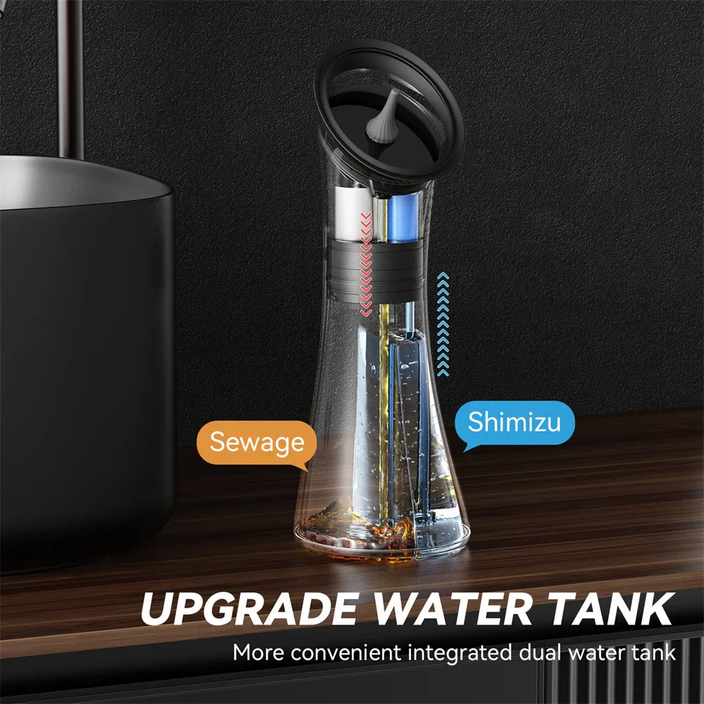 Rechargeable 3 Pressure Modes Dual-Tank Ear Wax Removal