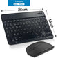 Compact Bluetooth Wireless Ultra-Quiet Keyboard & Mouse For IOS / Android /  Windows