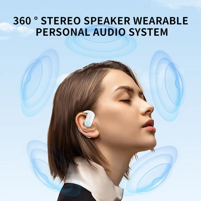 Comfort-Fit 180°Rotation Crystal Clear Calls & ENC Noise Reduction Stereo Sound Headset