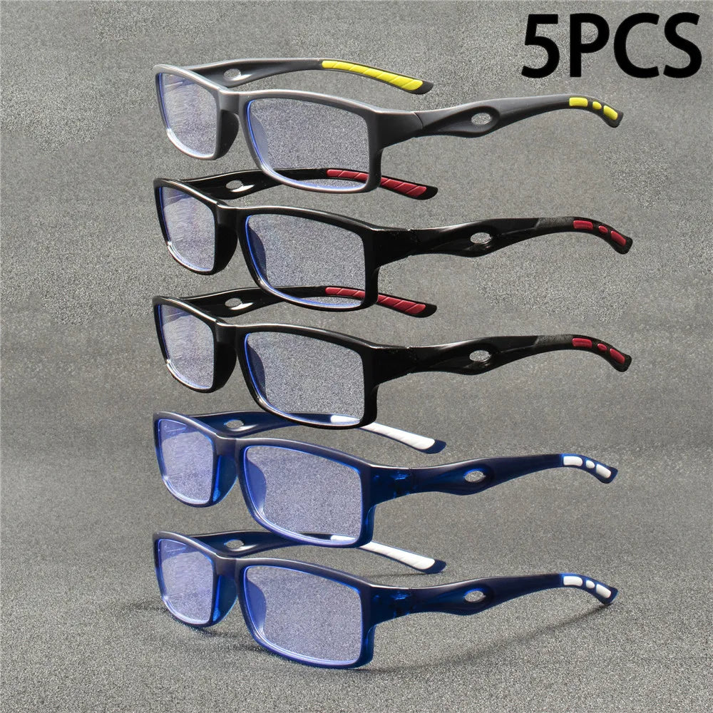 Value Pack - 5PCS Reading Glasses - Anti Blue Light Reading Glasses for Men & Women