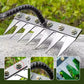 Multi-Tooth Carbon Steel Garden Rake for EZ Soil, Debris & Planting