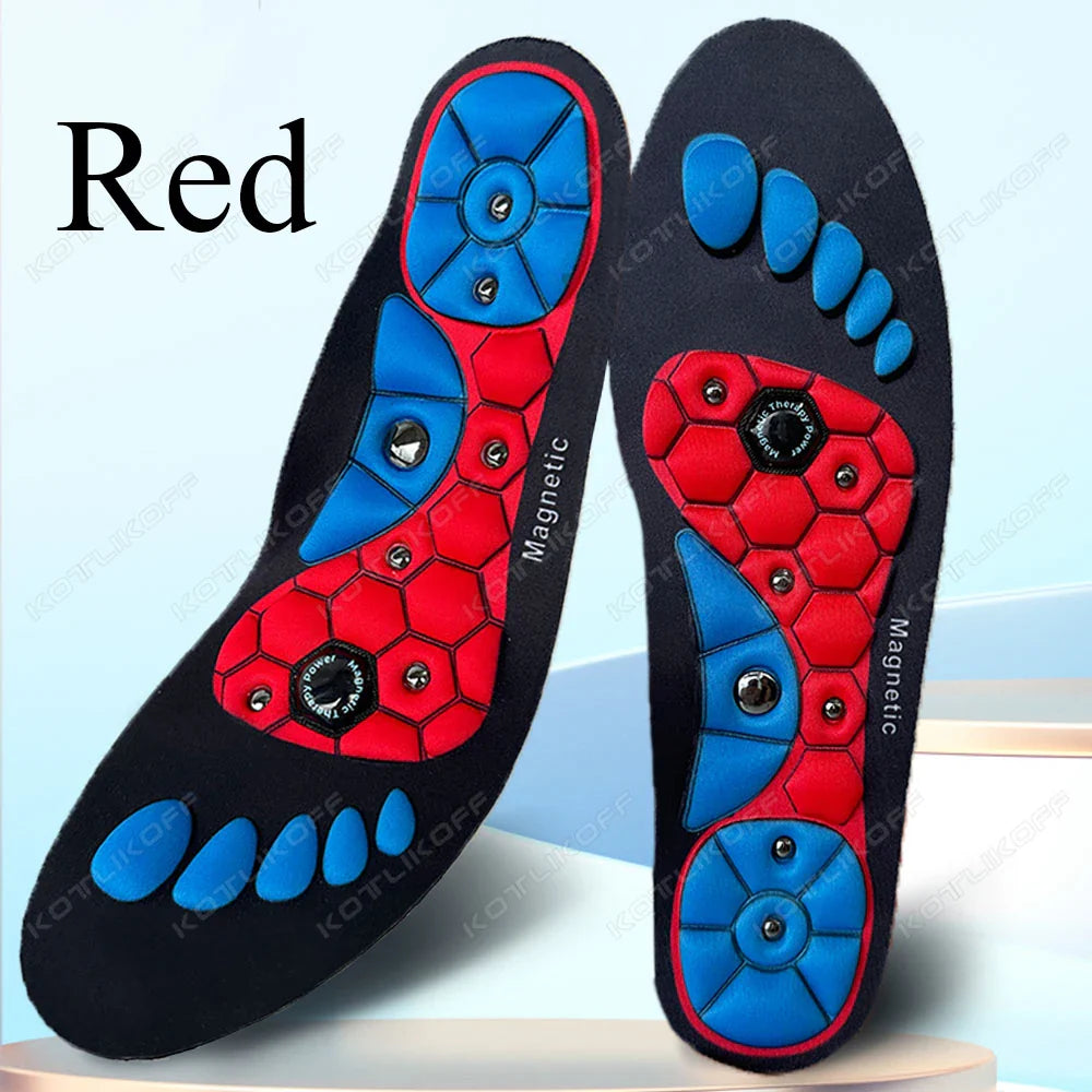 Circulation & Pain Relief Magnetic Acupressure Arch Support Insoles