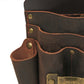 Reinforced Tourbon Leather Multiple Pockets Unique Belt Tool Organizer