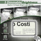 Rechargeable HD x4 Folding Elderly Reading Magnifier with LED Lights