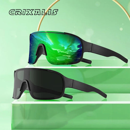 CRIXALIS UV-Protective Oversized Mirror Sunglasses