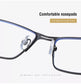 Metal Frame Blue Light Blocking Reading Glasses
