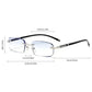Luxury Ultralight Diamond-Cut Rimless Reading Glasses