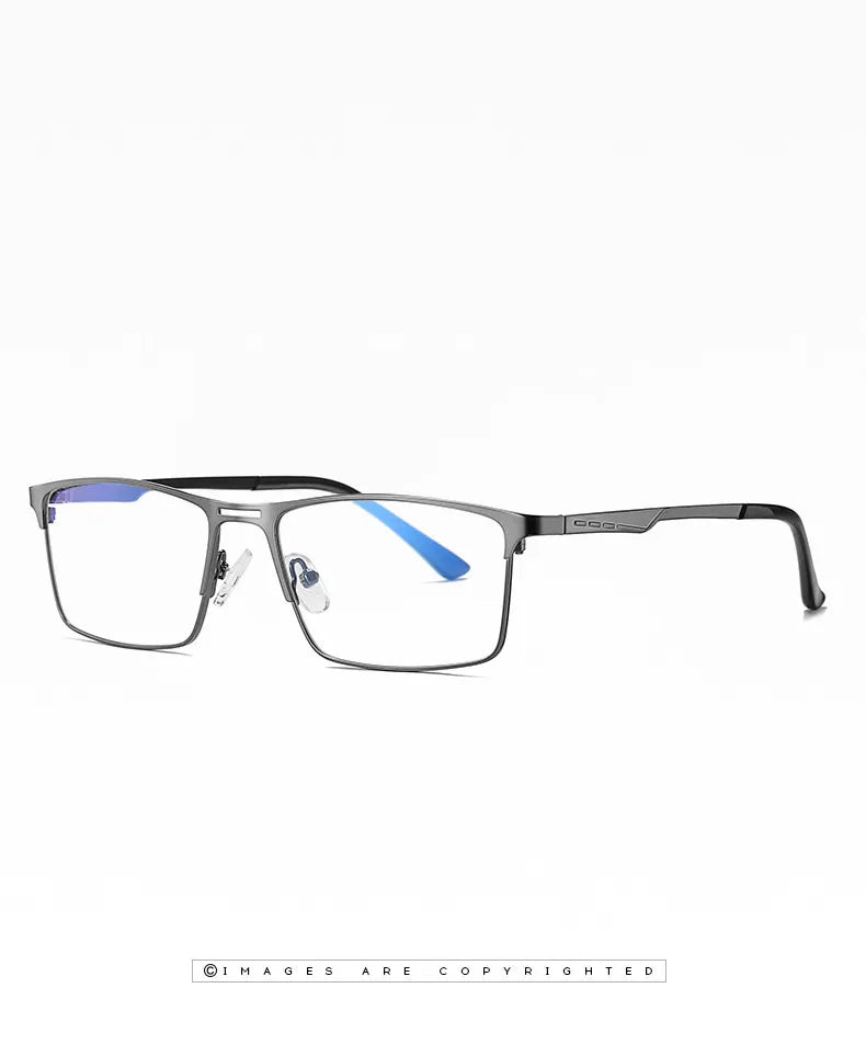 Metal Frame Blue Light Blocking Reading Glasses
