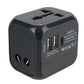 All-in-One Universal Travel Adapter Wall Charger with USB & USB-C