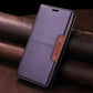 RFID Blocking Magnetic Leather Wallet Flip Case with Stand for iPhone