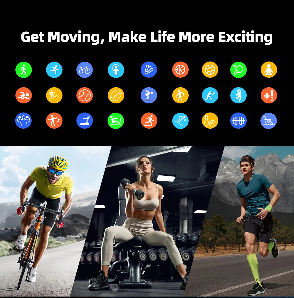 Ultra-Thin and Lightweight Brilliant 1.96” AMOLED Display Health Monitoring Smartwatch