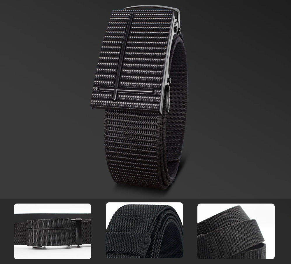 DOOPAI™Automatic Buckle Canvas Designer Belt